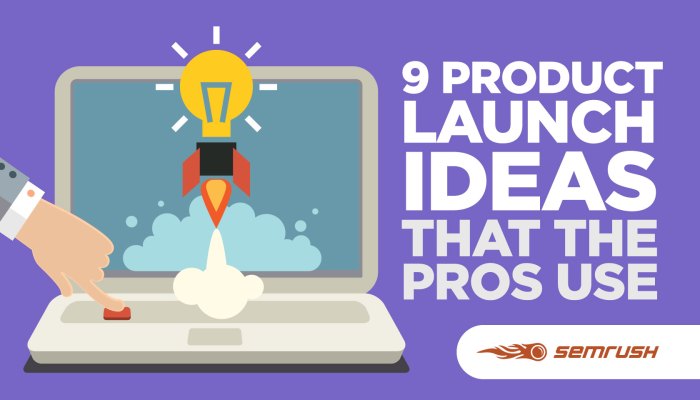 Product Launch Ideas